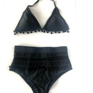 Easy My - Black High Waisted Bikini - Size M, NWT